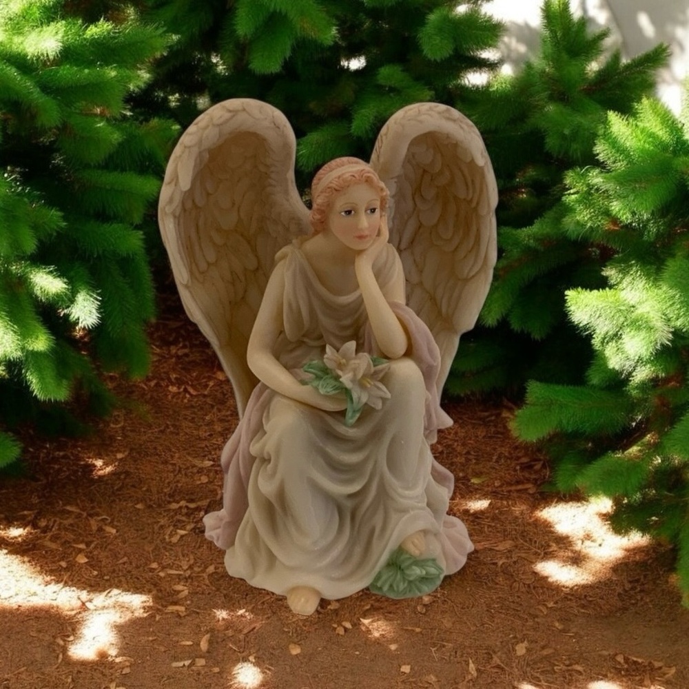 Roman Seraphim Classic Angel Figurine Ophelia ‘Heart Seeker’ 1993 Retired, Rare - Picture 8 of 10